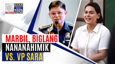 SonshineNewsBlast Marbil Biglang Nanahimik Vs VP Sara Duterte YouTube