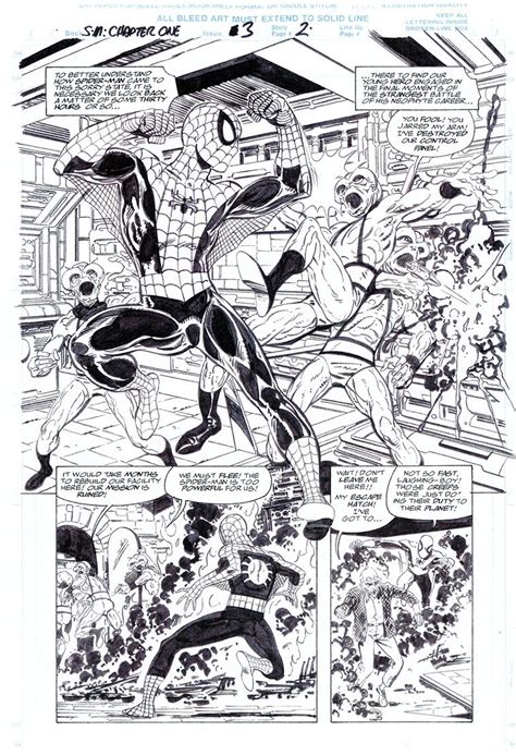 Spider Man Comic Strip Black And White