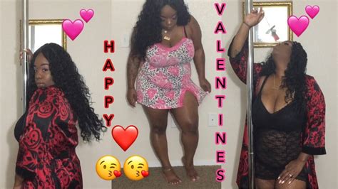 VALENTINES DAY LINGERIE PLUS SIZE TRY ON HAUL YouTube