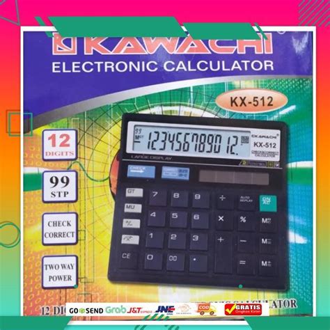 Kalkulator Kawachi Kx 512 Lazada Indonesia