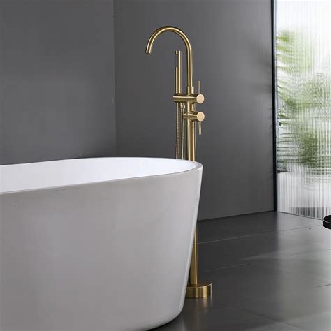 Single Handle Floor Mounted Freestanding Tub Faucet Bed Bath Beyond