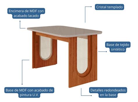 Ripley Juego De Comedor Decocasa Vale Fer Lg Sillas Crudo