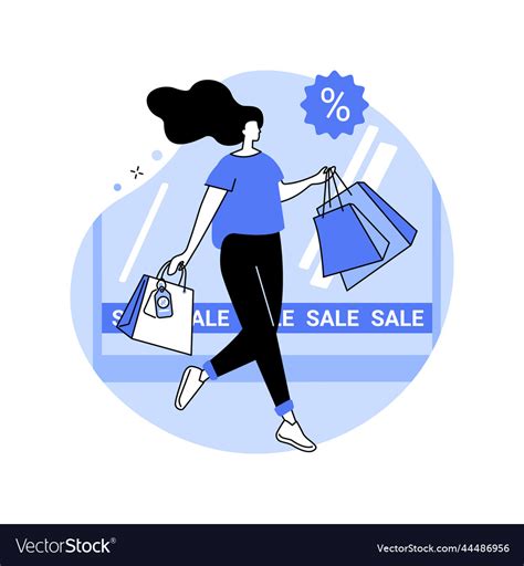 Seasonal sale isolated cartoon Royalty Free Vector Image