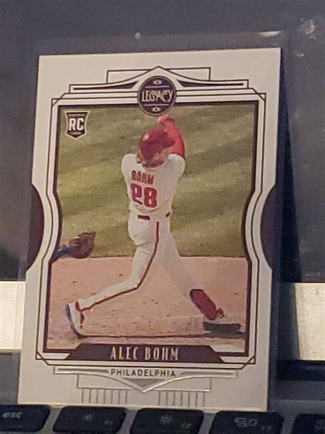 Alec Bohm Rookie Panini Chronicles Legacy Rc Philadelphia Phillies