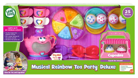 Home Garden Leap Frog Musical Rainbow Tea Party Deluxe Set C 99 98