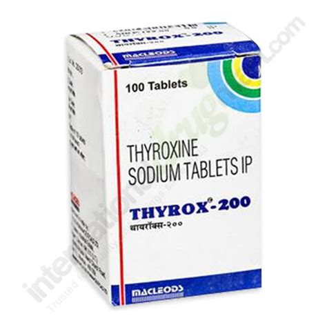 Buy Levothyroxine 200mcg Tablets Online Idm