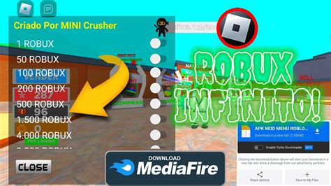 APK MOD ROBUX INFINITO NO ROBLOX ATUALIZADO EM 2024 YouTube