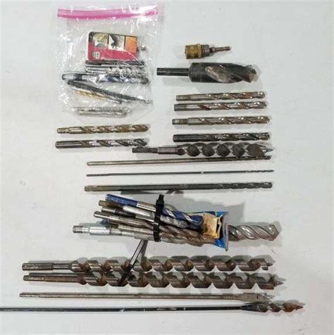 Assorted Drill Bits Adam Marshall Land Auction Llc