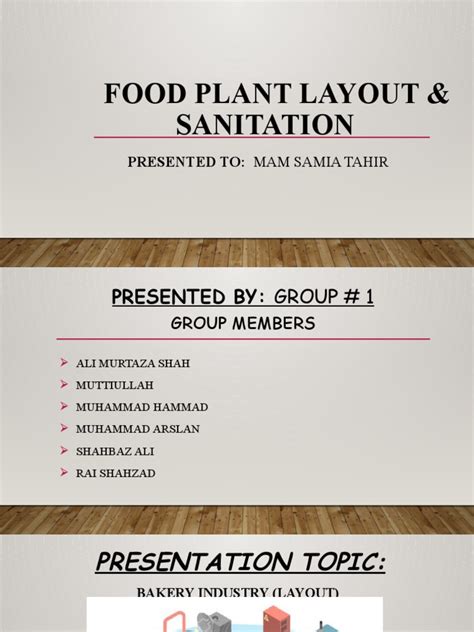 Food Plant Layout And Sanitation Presentation Pdf Food And Drink