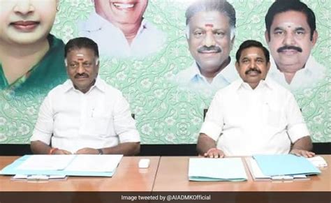 Aiadmk Tussle Ops Eps Factions Clash Ahead Of Court Order Today