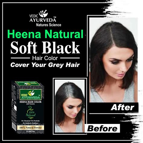 Soft Black Henna Hair Color Natural Hair Color