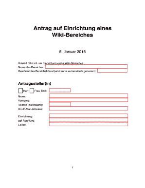 Ausf Llbar Online Zim Hhu Antrag Auf Einrichtung Eines Wiki Bereiches