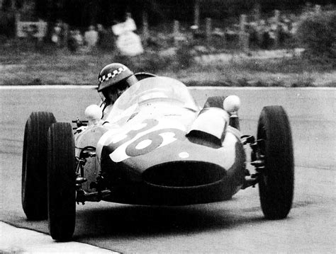 Chris Bristow In His Cooper Climax T Here At Spa Francorchamps