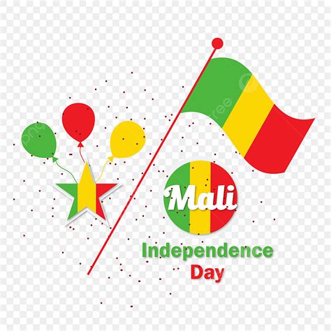 Independence Day Flag Vector Art Png Mali Happy Independence Day With