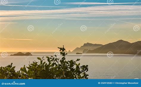 Italy View Twilight Romance Vacation Atmosphere Sky Tree Horizon Amalfi