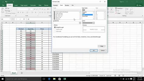 How To Use Conditional Formatting Make Report In Excel 2016 Youtube