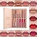 12 Colors Matte Nude Lipstick Set Velvety Long Lasting Non Stick Cup