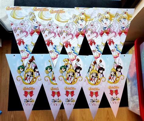 Sailor Moon Happy Birthday Party Decoration Theme Idea Etsy