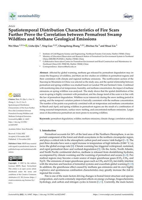 Pdf Spatiotemporal Distribution Characteristics Of Fire Scars Further