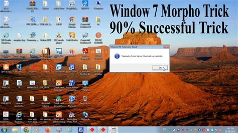 How to install Morpho Biometric In Window 7 || Device Registration Failed !! Press OK to retry ...