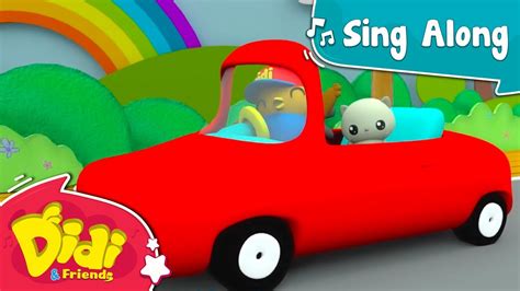 Didi And Friends English My Little Red Car Nursery Rhymes And Kids