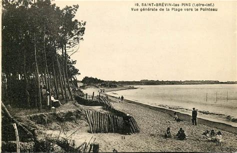 Saint Brevin Les Pins La Plage Vers Le Pointeau Frcr Carte