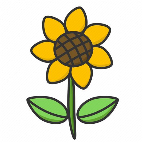 Flower Nature Plant Spring Sunflower Icon Download On Iconfinder