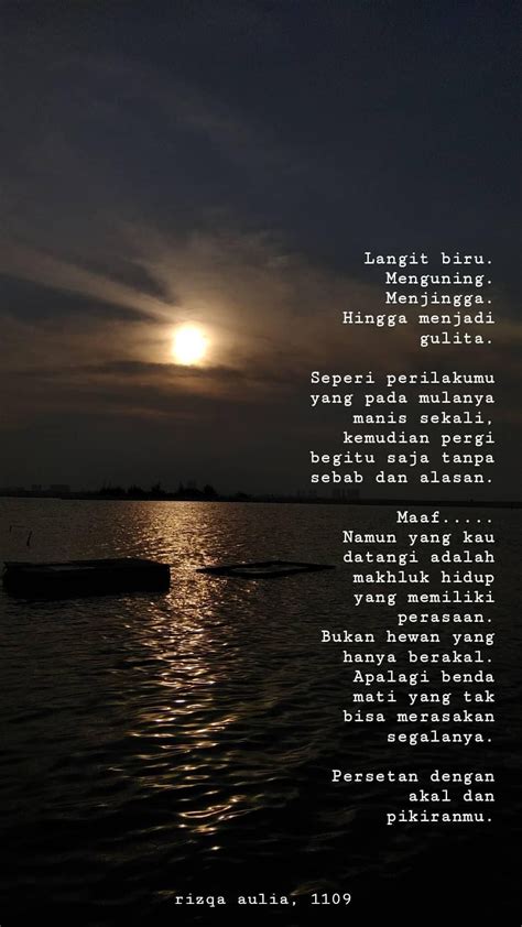 93 Kata Kata Tentang Langit Dan Laut