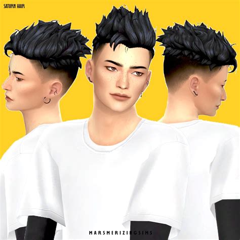 Sims Teen Sims Cc Buzz Cut For Men Tumblr Sims Sims Cc Folder