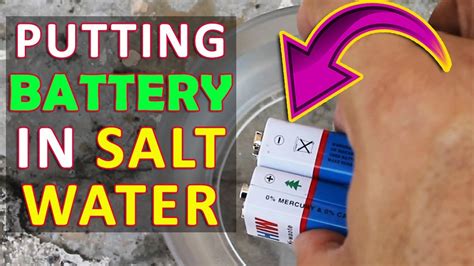 Cool Test Of Salt Water Battery Power See What Happens Youtube