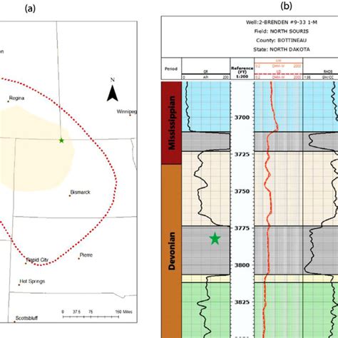 A The Extent Of The Williston Basin And Extent Of Bakken Formation