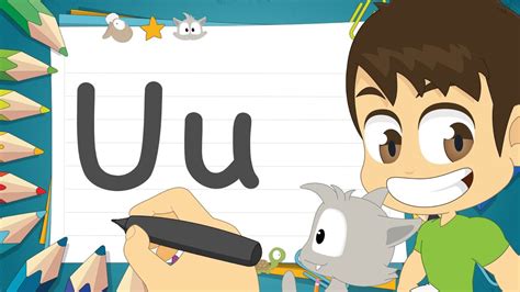 حرف U تعليم كتابة حرف U باللغة الإنجليزية للاطفال تعلم الحروف