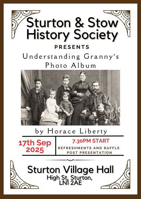 Sturton & Stow History... - Sturton & Stow History Society