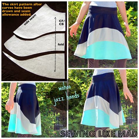 Sewing Like Mad Skirt Week How To Draft A Custom Fit Skirt