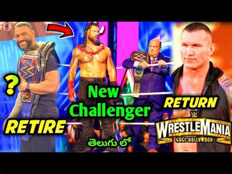 Roman Reigns New Challenger Randy Orton Return Wwe Roman Reigns