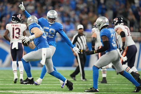 Detroit Lions Week 17 Report Card A Complete Thrashing Of The Bears