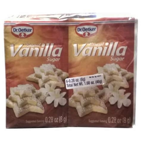 Dr Oetker Vanilla Sugar Natural G Sachets Ounce