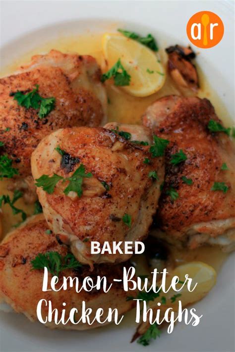 Baked Lemon Butter Chicken Thighs Artofit