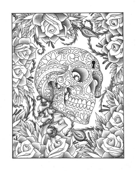 Skull Coloring Pages Colored Color Pages Collection