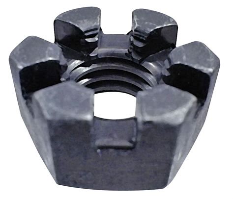 Approved Vendor Castle Nut Gr Steel Zp Pk Castle Nuts