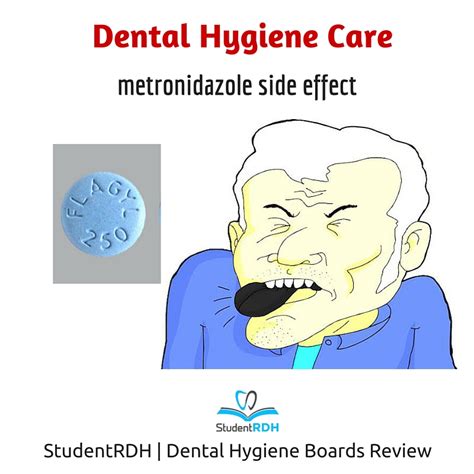 Q: Metronidazole (Flagyl) is related to the following oral side effects ...