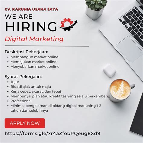 Lowongan Kerja Digital Marketing Di Cv Karunia Usaha Jaya Lokersemarid