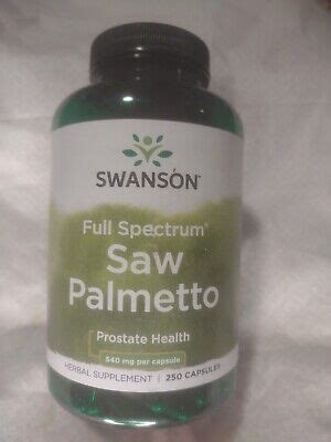 Swanson Full Spectrum Saw Palmetto 540 Mg Capsule 250ct Exp 3 25 EBay