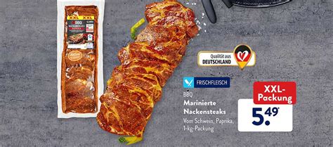 Bbq Marinierte Nackensteaks Angebot Bei ALDI Sud