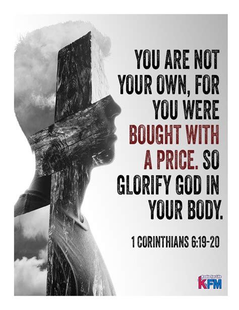 1 Corinthians 6 19 20 Verse Of The Day 1 Corinthians 1 Corinthians 6 19