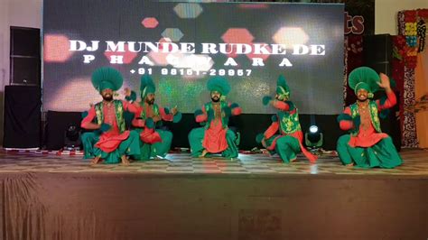 Punjabi Culture Group Punjabi Bhangra Group Dj Munde Rudke De Top