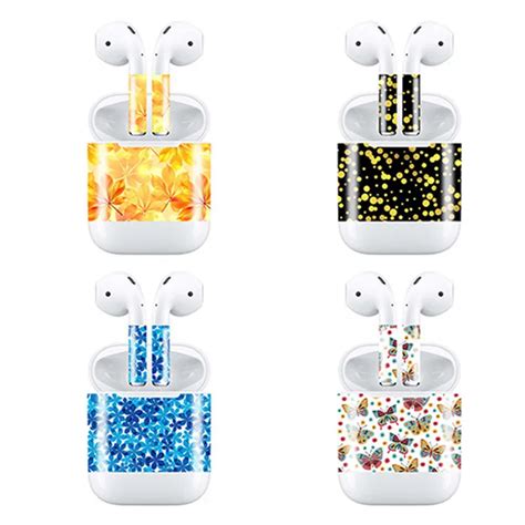 Colorful Skin stickers For AirPods Wireless Earphone Charging box ...