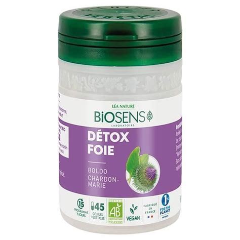 Biosens D Tox Foie Bio G Lules V G Tales Cdiscount Sant Mieux Vivre