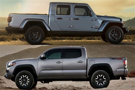 Jeep Gladiator Vs Toyota Tacoma Which Is Better Autotrader