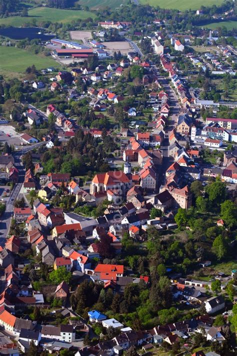 Mansfeld Von Oben Stadtansicht Im Stadtgebiet Im Ortsteil Vatterode